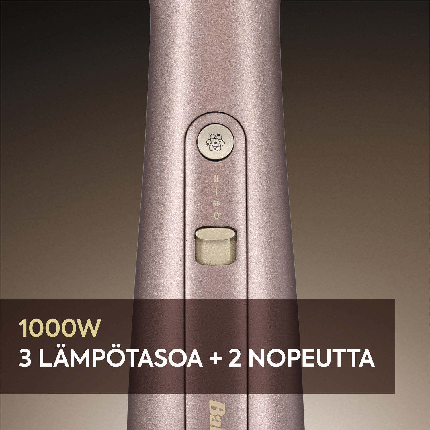 1000 W. 3 l&auml;mp&ouml;tasoa + 2 nopeutta